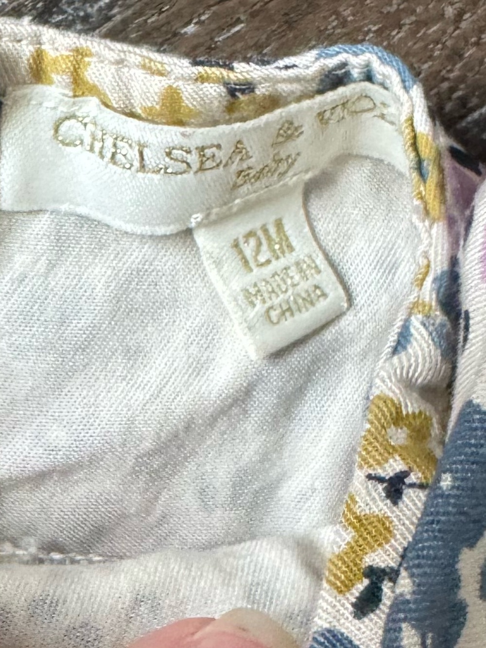 Chelsea & Violet Cream Floral Dress with Bloomers - Picture 2 of 2
